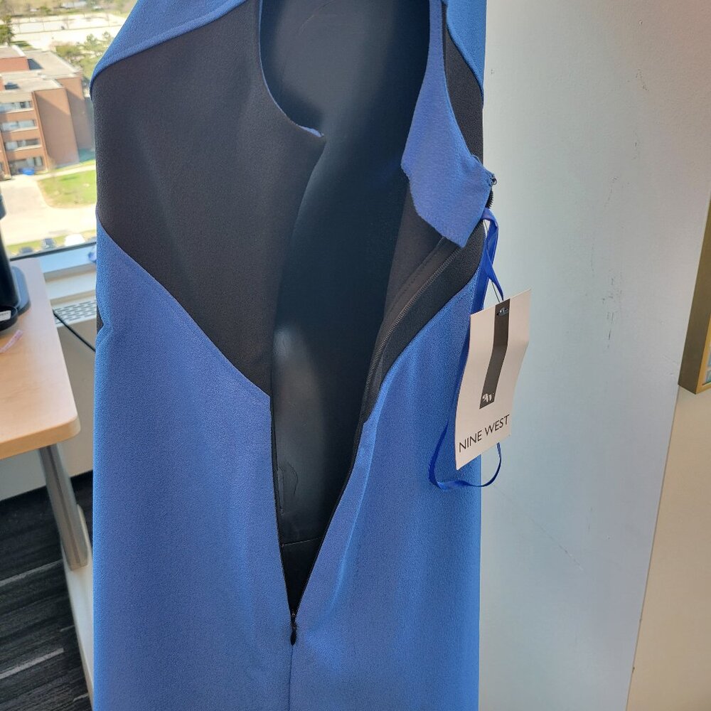 Nine West Womens Sleeveless Colorblock Dress - Picture 6 of 12